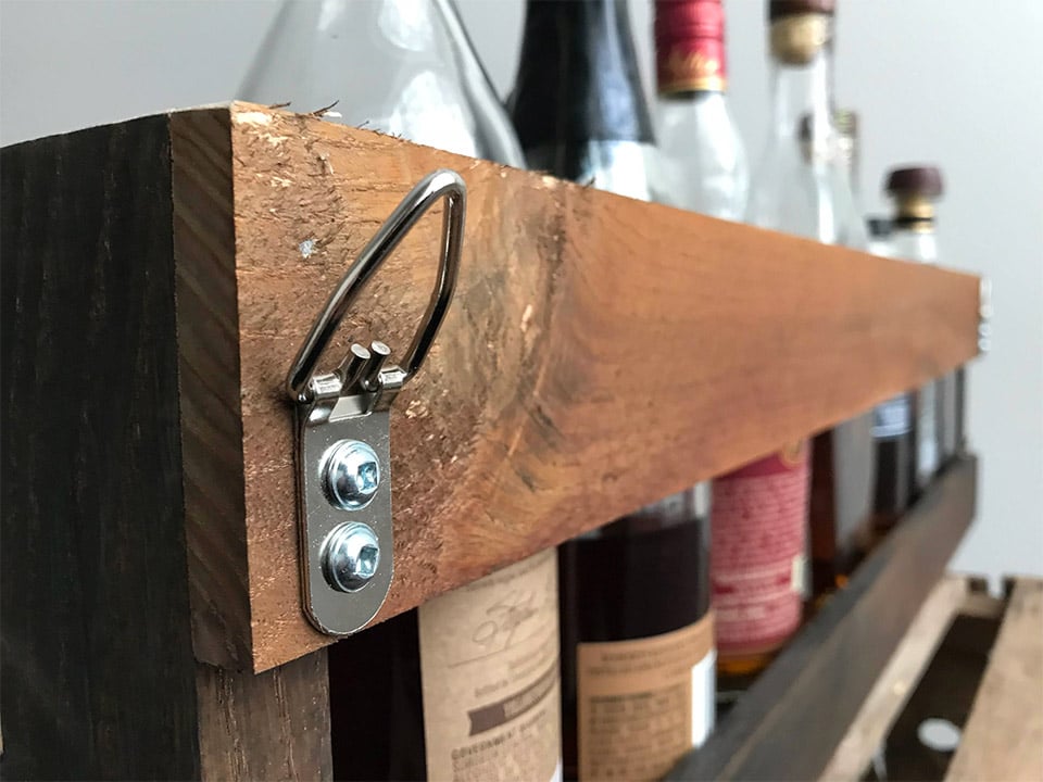 Whiskey Barrel Shelf