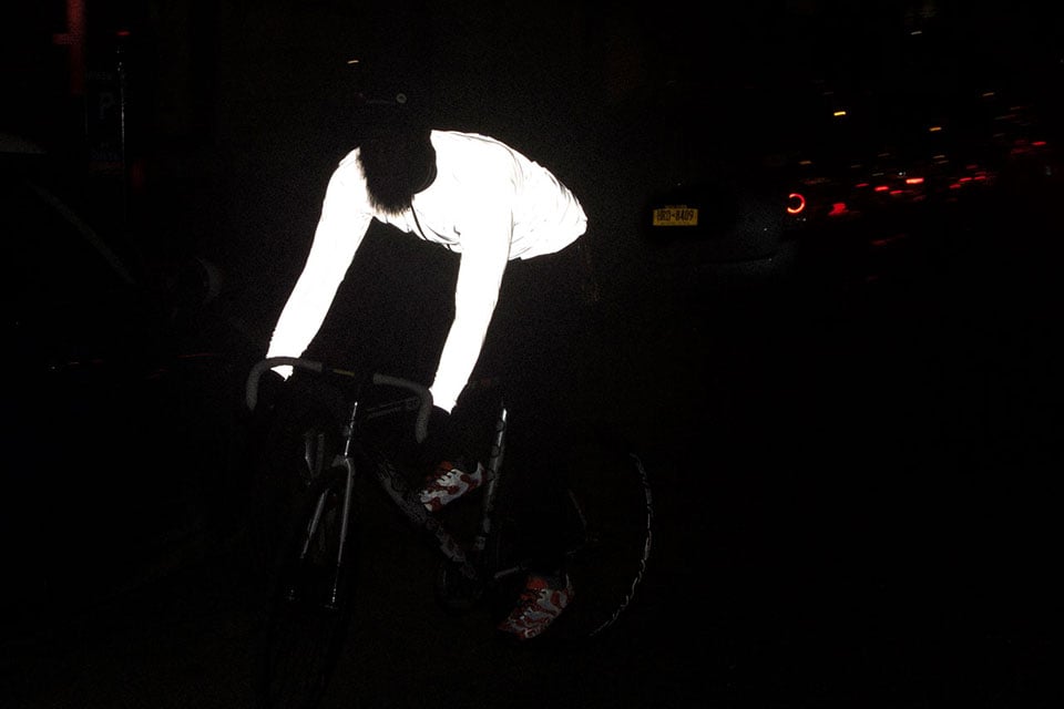 White reflective cycling discount jacket