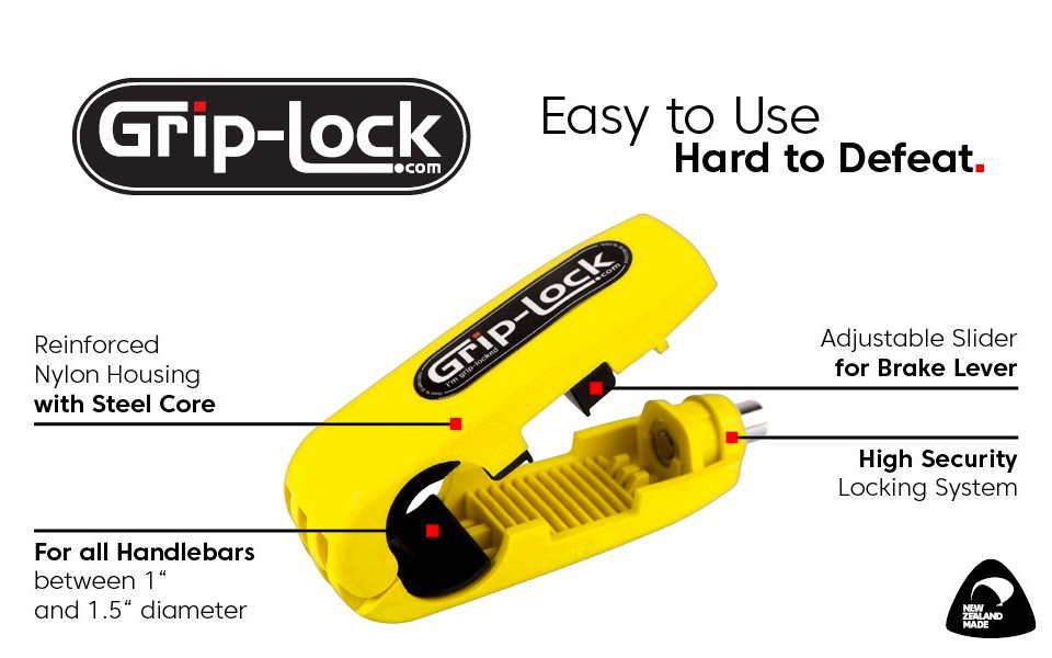 Grip-Lock Handlebar Lock