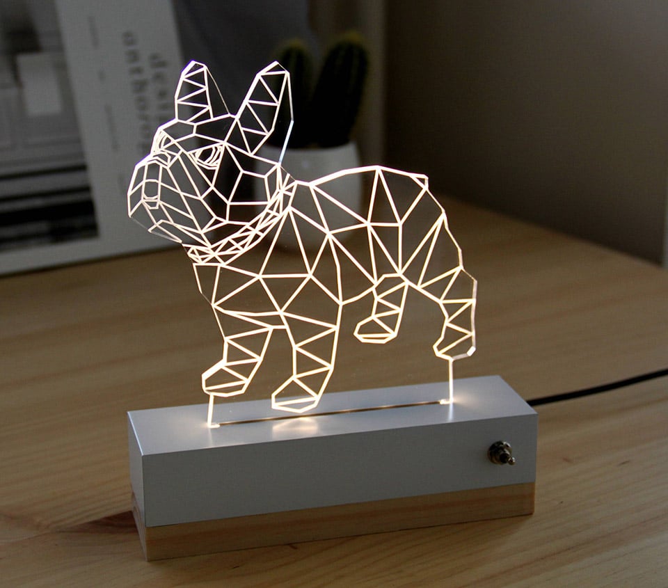 3D Illusion Animal Lamps