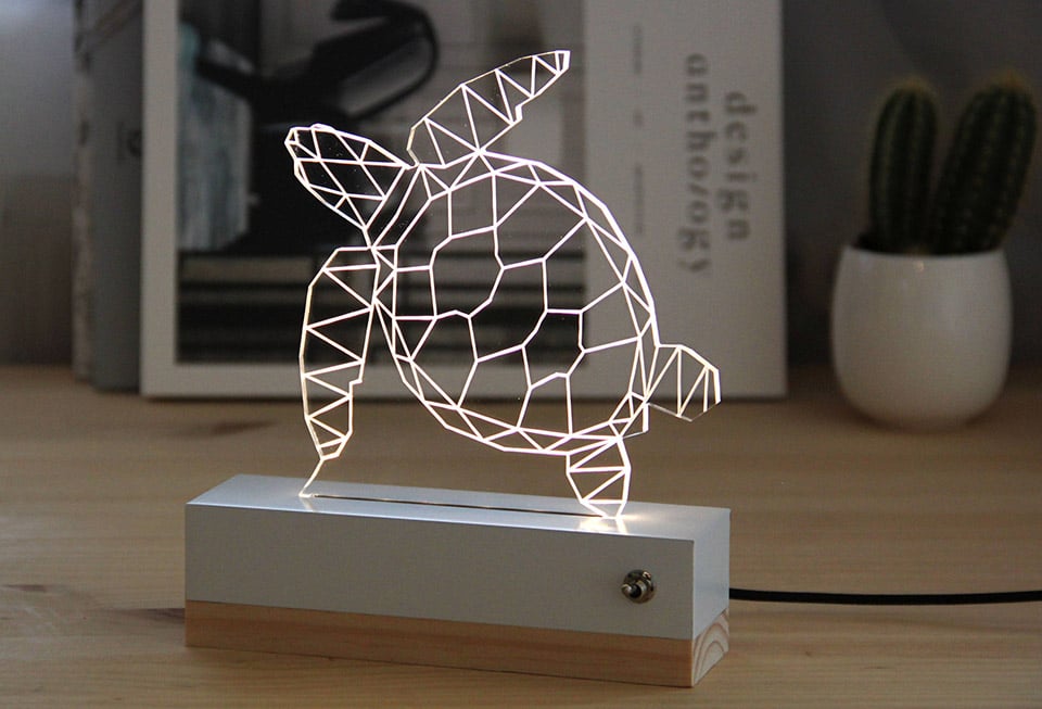 3D Illusion Animal Lamps