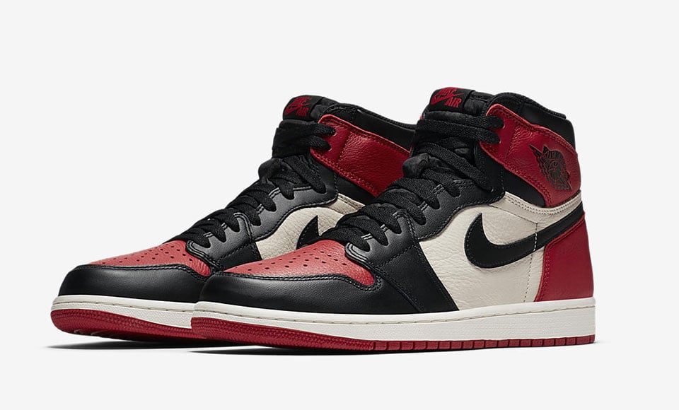 Acostado alfombra zorro Two OGs Collide in the Nike Air Jordan 1 Bred Toe Colorway