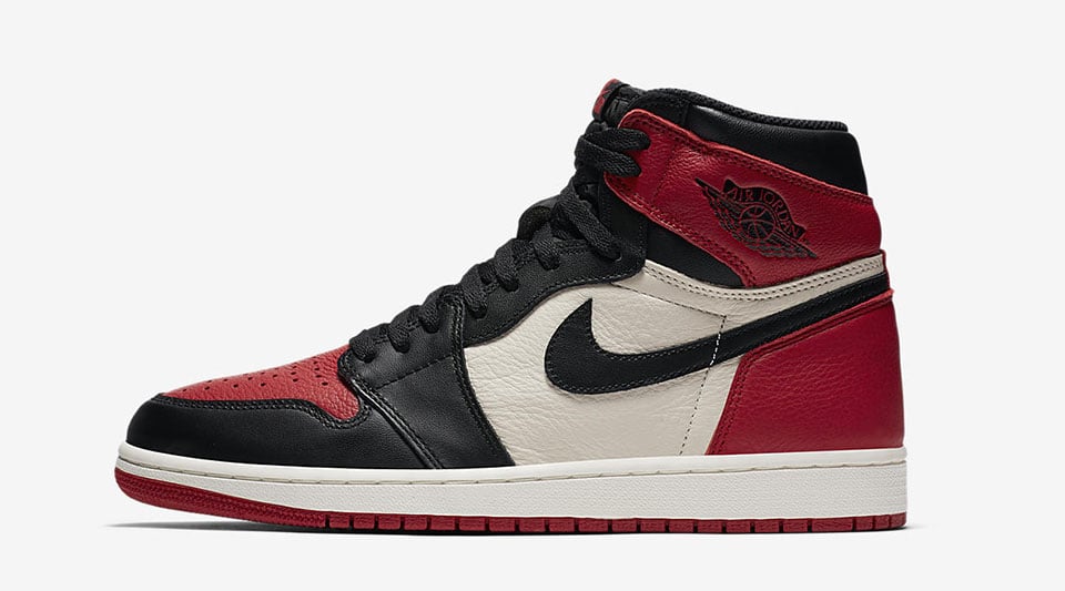 Two OGs Collide in the Nike Air Jordan 1 Bred Toe Colorway