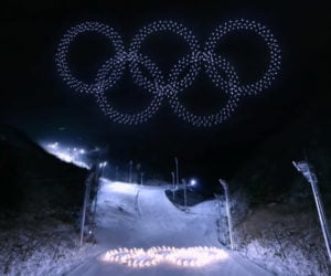 Pyeongchang Olympics Drone Display