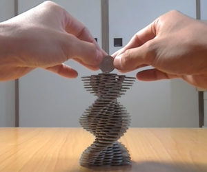 Stacked Coin Sculptures