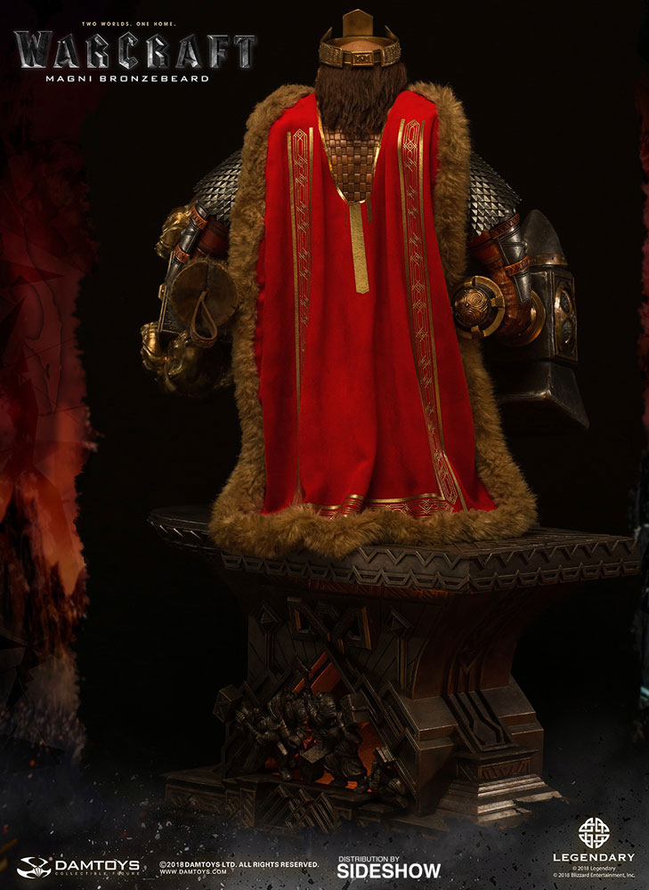 Warcraft Magni Bronzebeard Statue