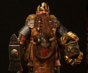 Warcraft Magni Bronzebeard Statue