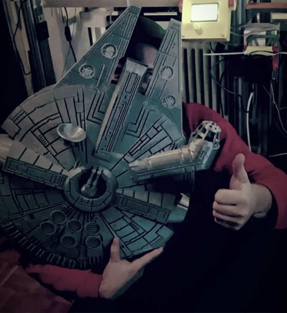 Millennium Falcon Giant 3D Print