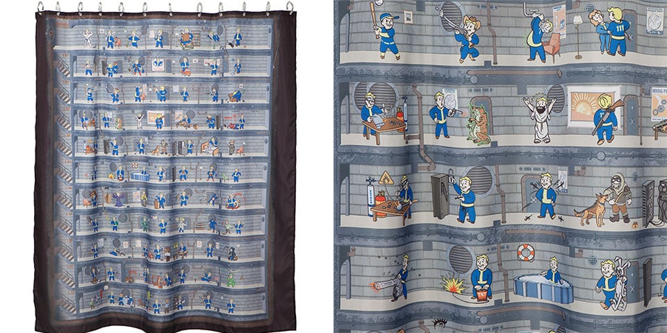Fallout 4 Shower Curtain