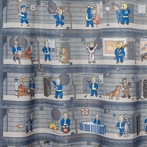Fallout 4 Shower Curtain