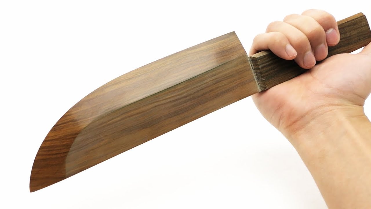How to Make a Super-sharp Knife from Wood