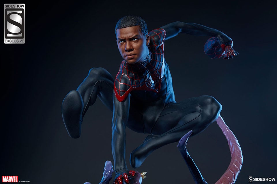 Spider-Man Miles Morales Statue