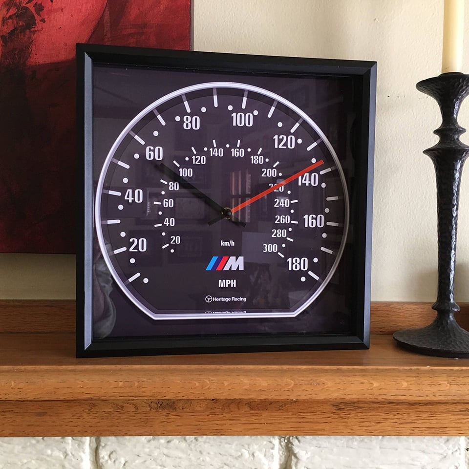 Heritage Racing Speedometer Clocks