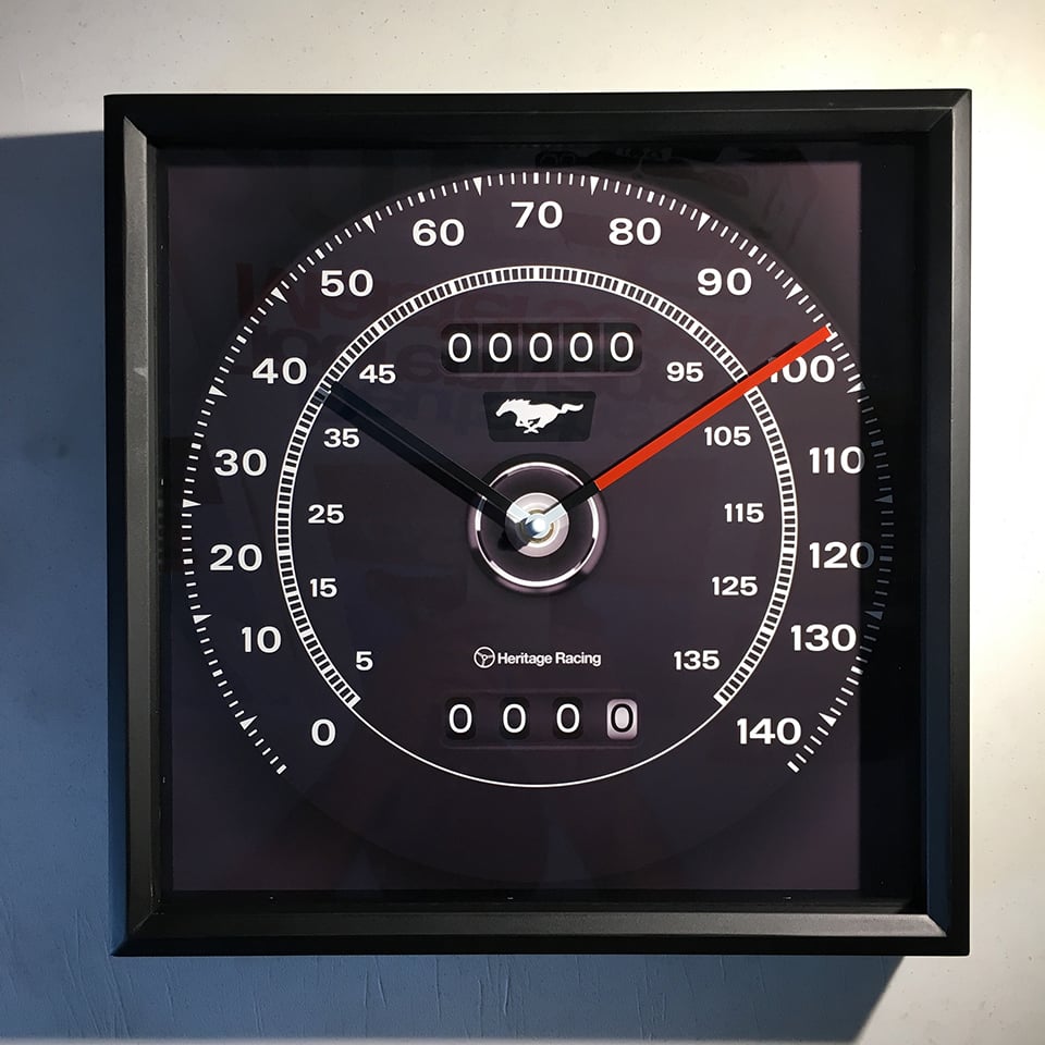 Heritage Racing Speedometer Clocks