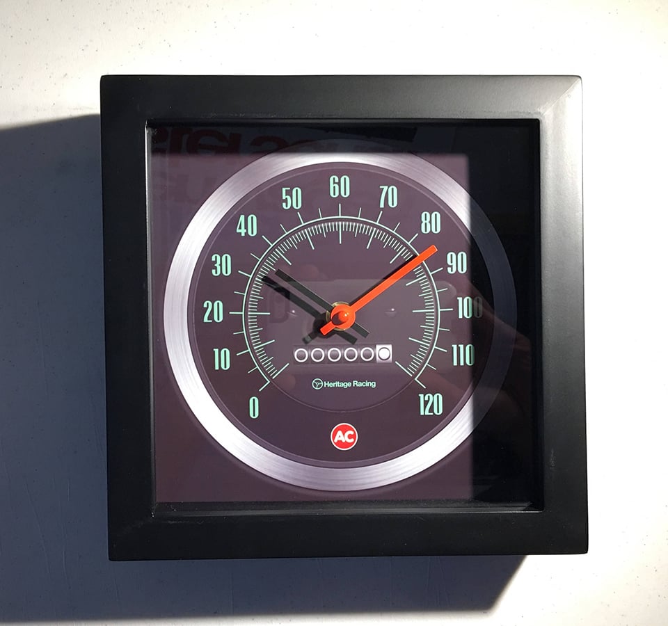 Heritage Racing Speedometer Clocks