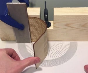 Bending Wood with a Laser