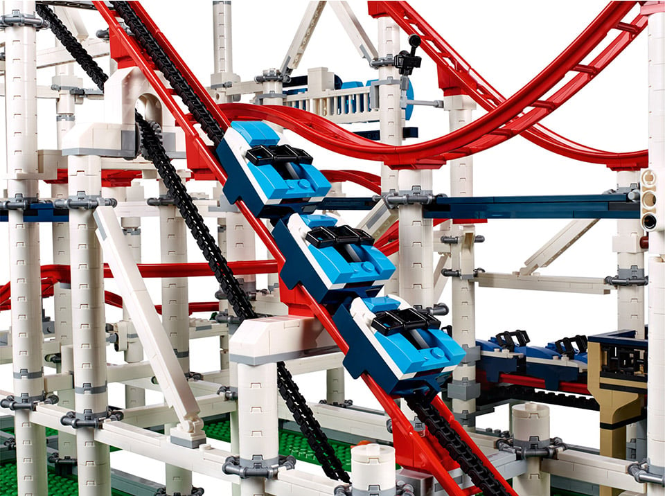 lego roller coaster not running smoothly