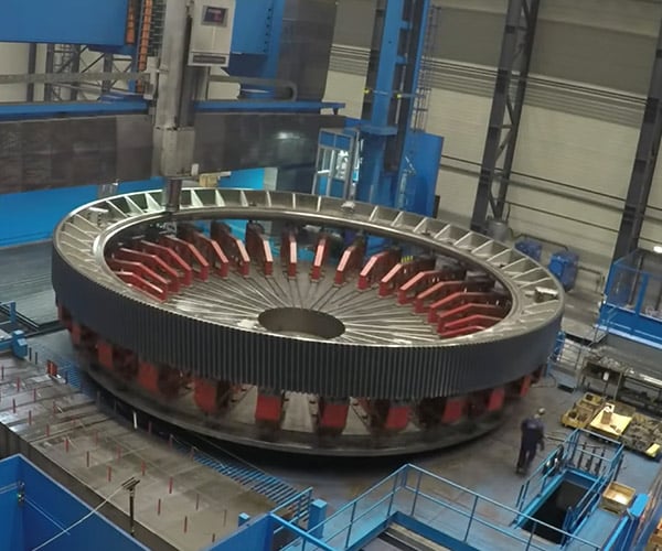 Machining a Giant Gear