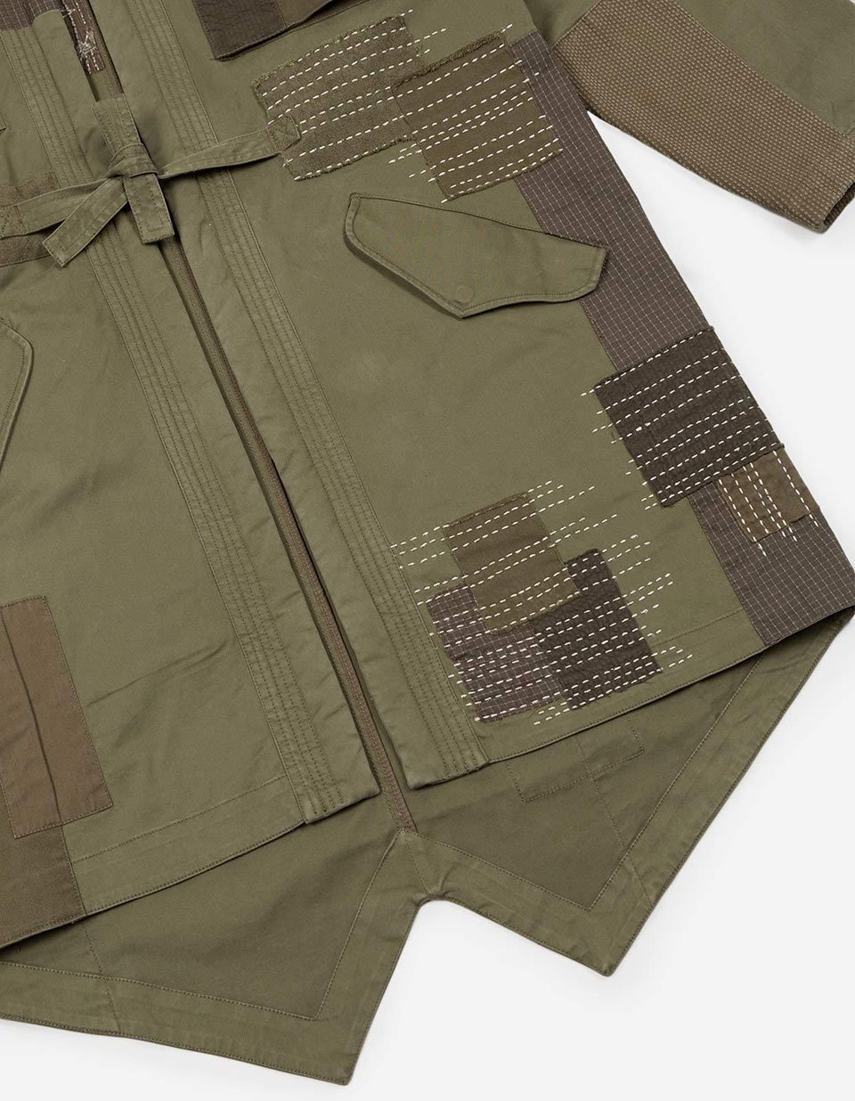 Maharishi's Boro M65 Kimono Features Pieced and Patched Textile Details