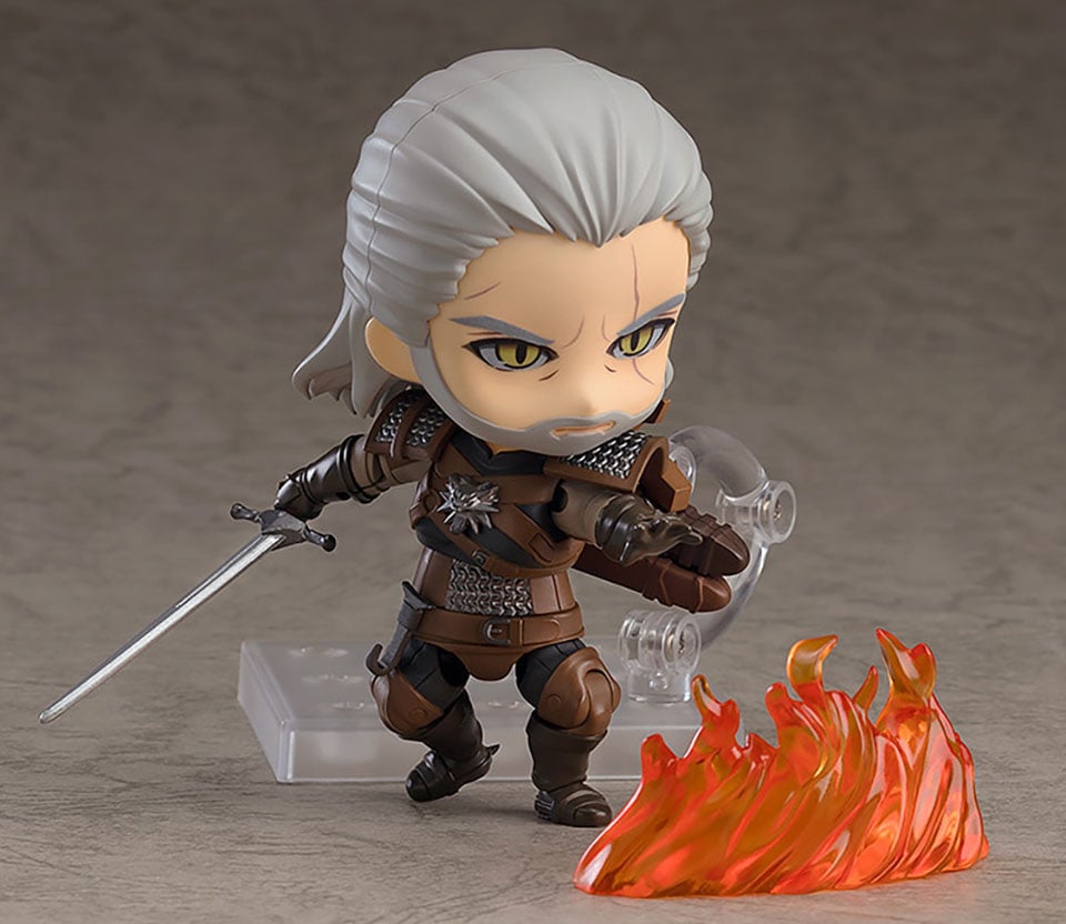 The Cute Nendoroid Geralt Figure Comes with a Bathtub and ...