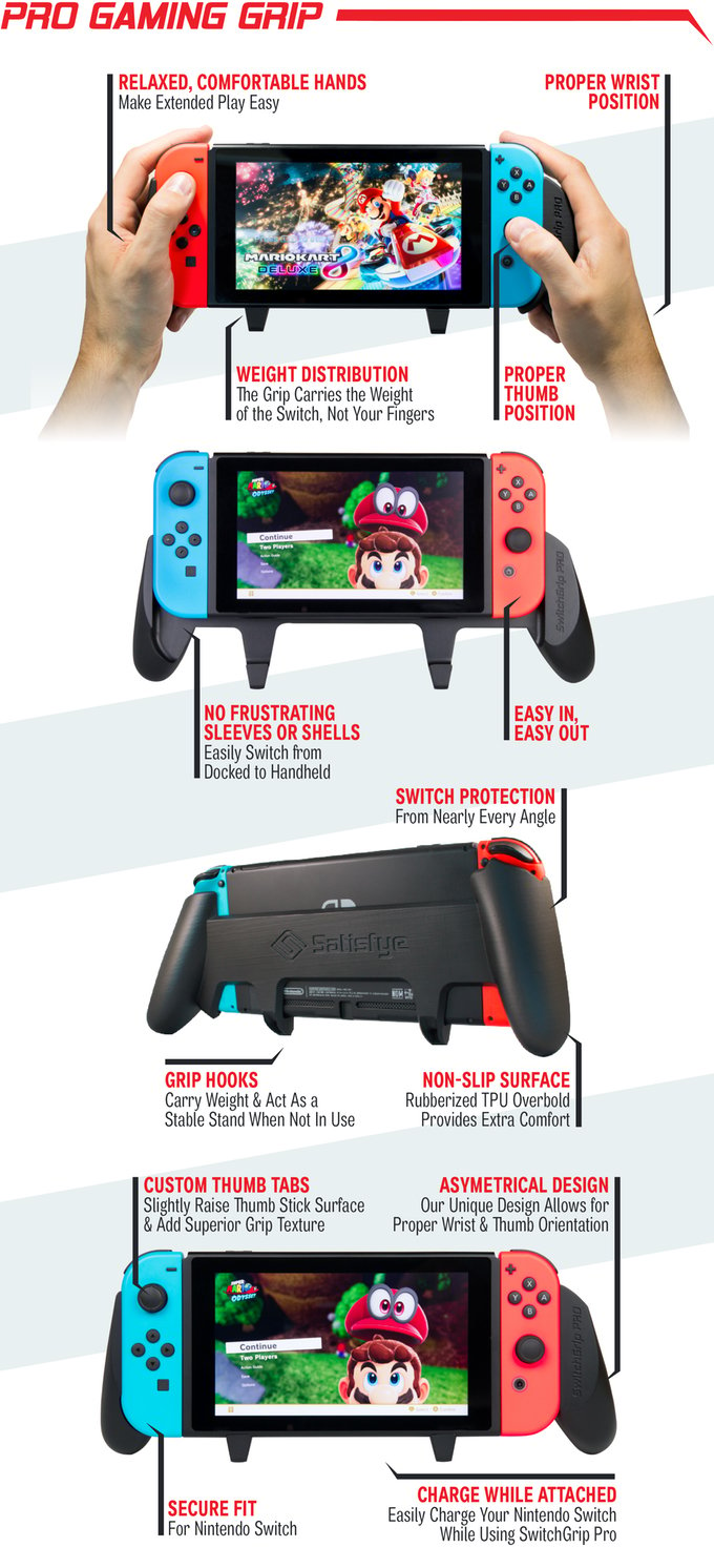 Nintendo Switch Pro Gaming Grip