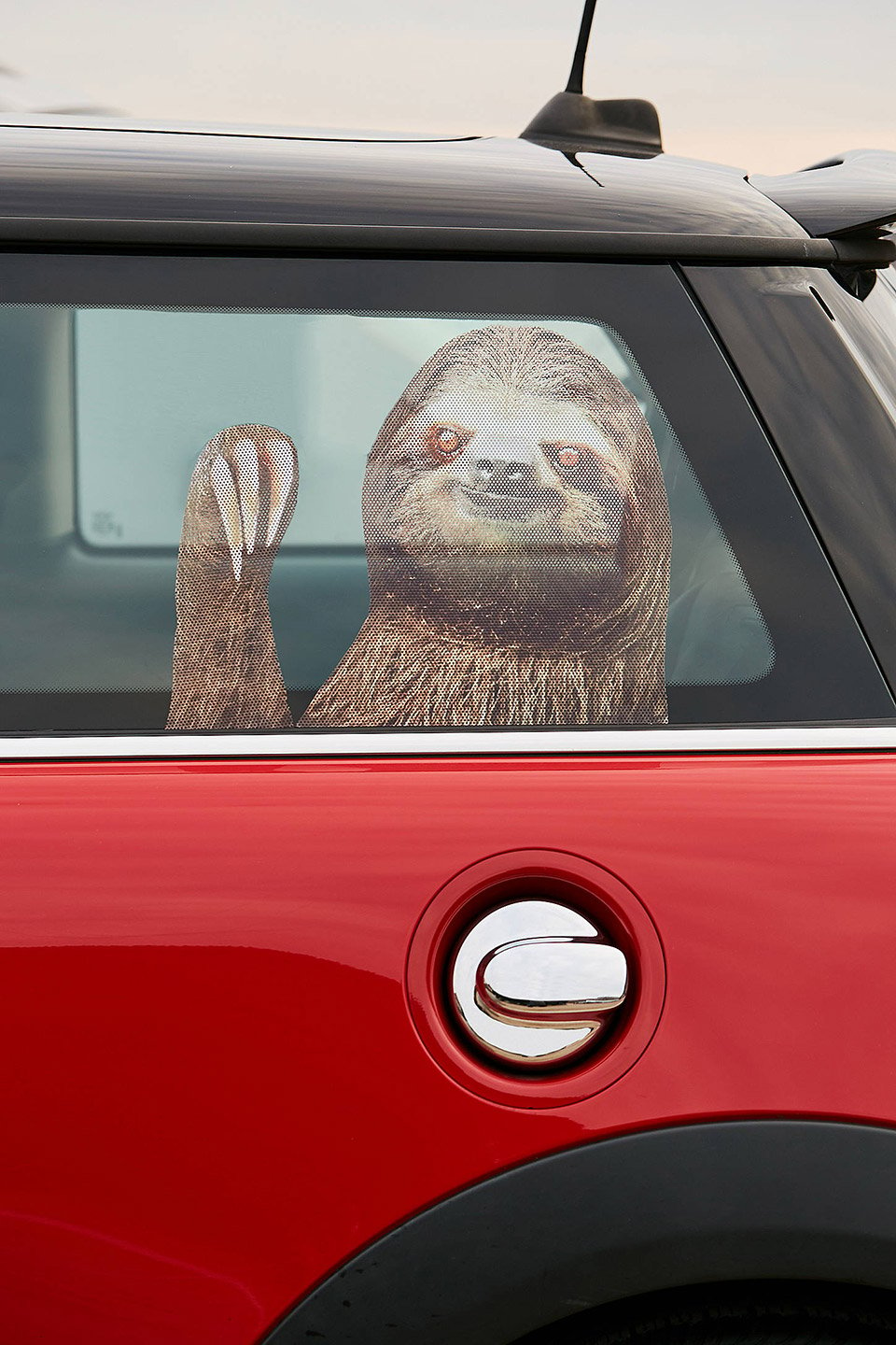 Sloth Car Window Decal