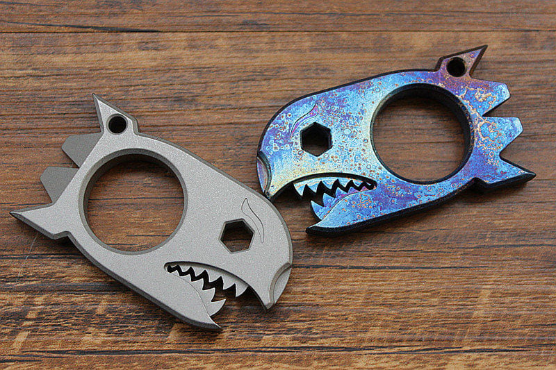 This Titanium Multitool Looks Like a Pocket Shark