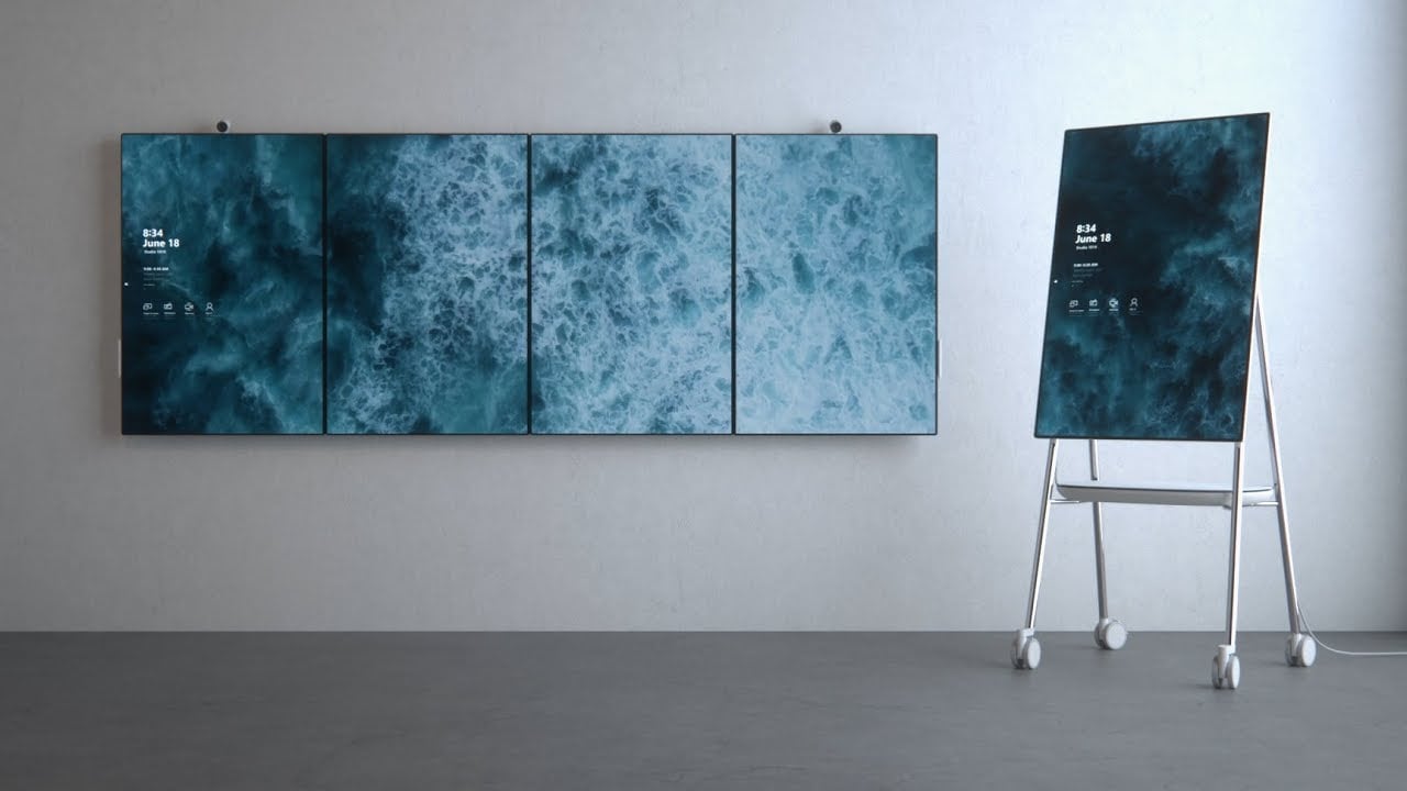The Microsoft Surface Hub 2 is a Gigantic Touchscreen PC for Offices