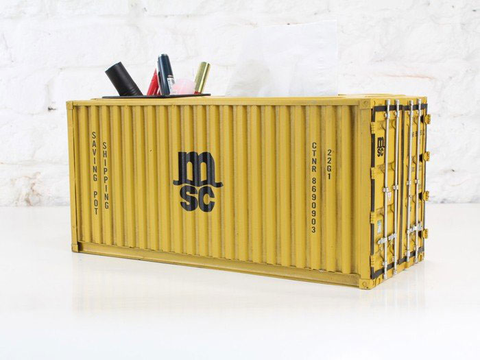 Cargo Container Tissue Box 2