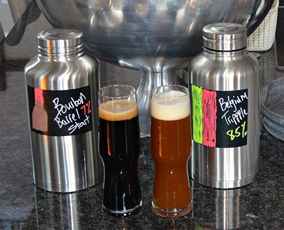 Chalkboard Beer Growler