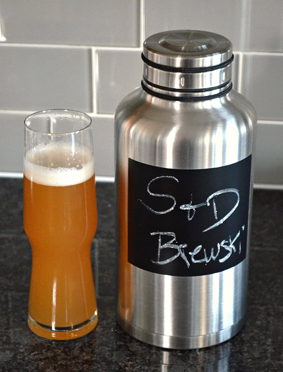 Chalkboard Beer Growler