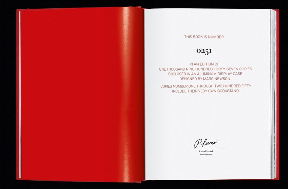 Ferrari Coffee Table Book