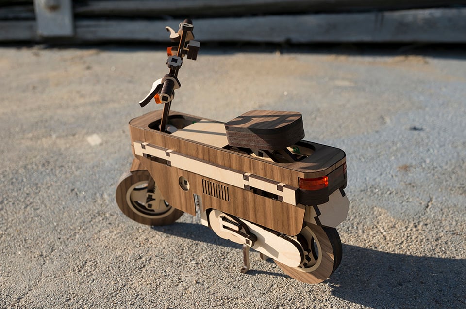 Lasercompo Scooter Model Kit