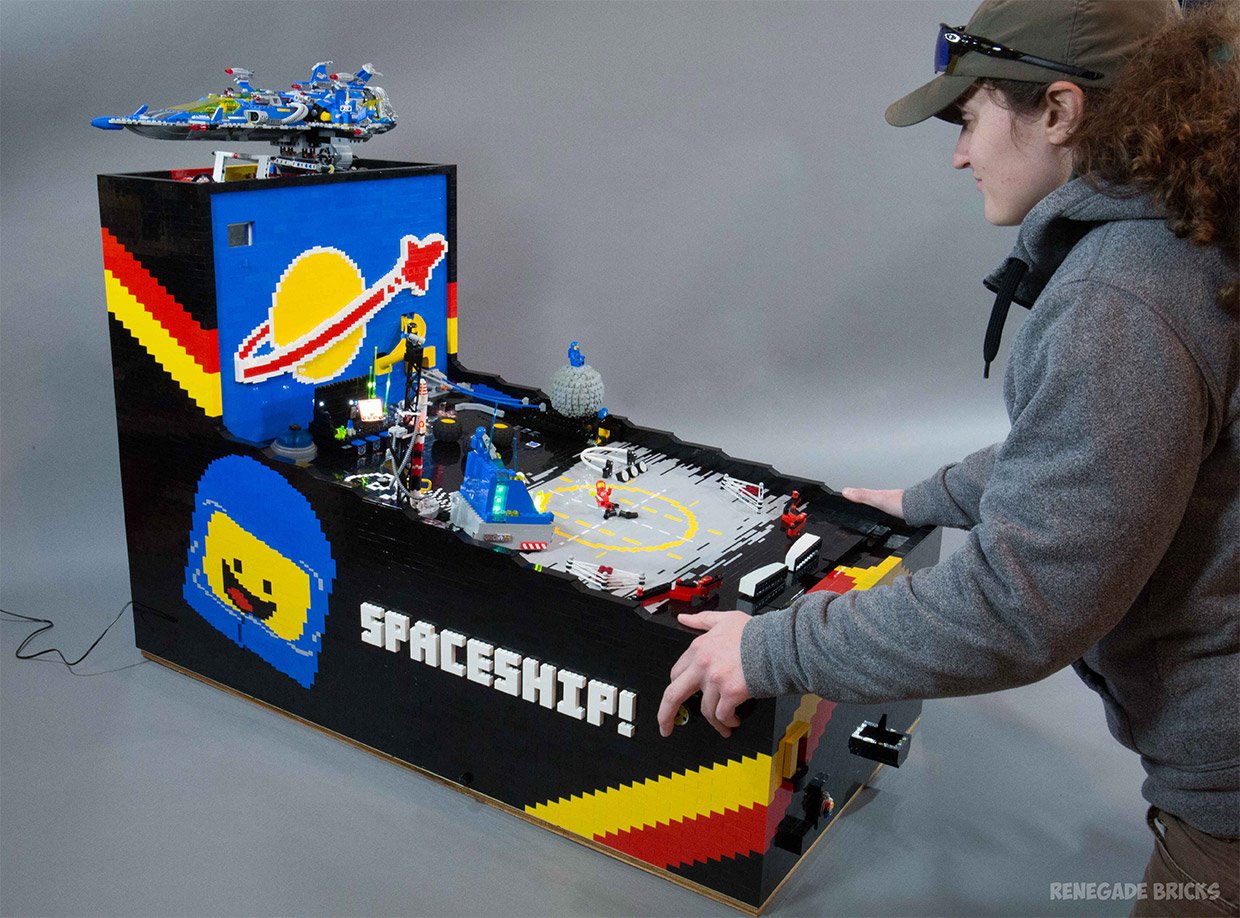 Custom LEGO Pinball Machine