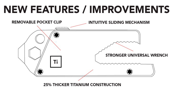 Titanium Pocket Tool Slide