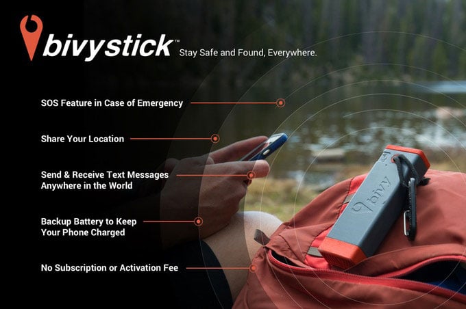 Bivystick Satellite Communicator