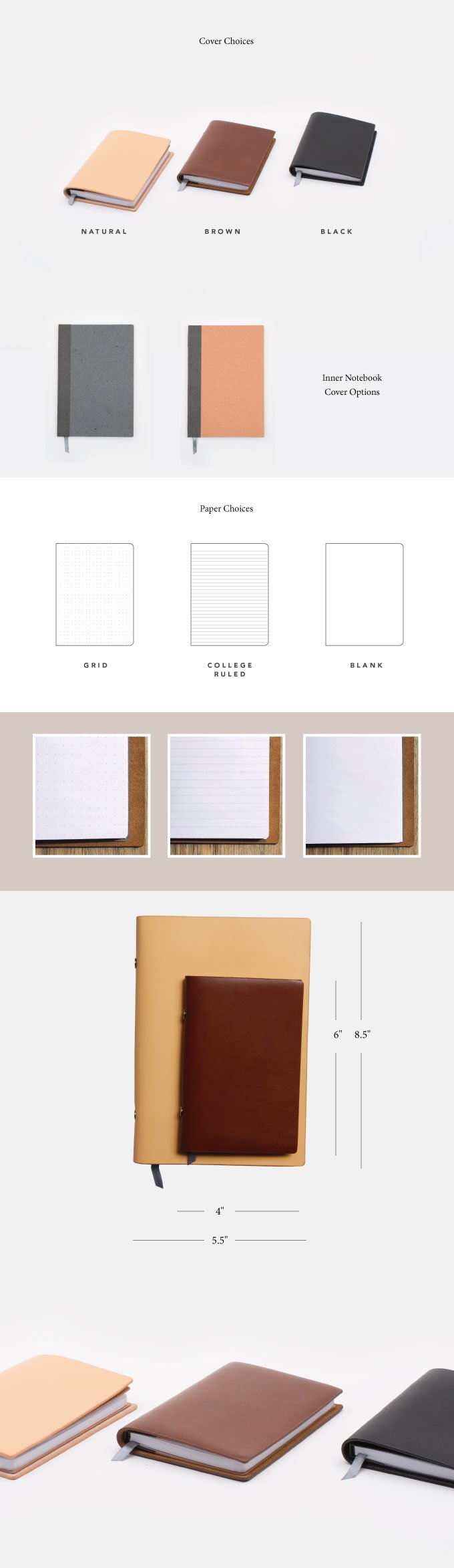 Endeavor Refillable Notebook