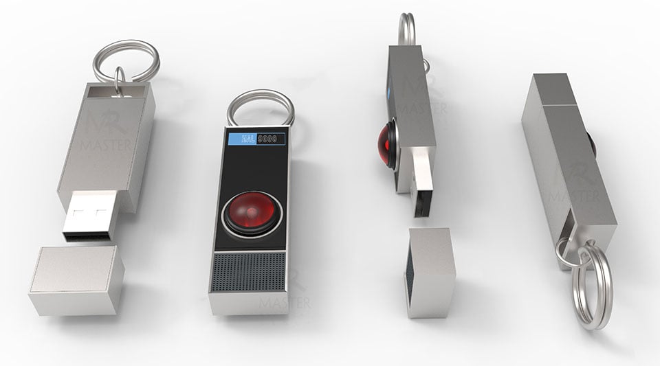 This HAL 9000 Replica USB Flash Drive Will Let You Store Files On It