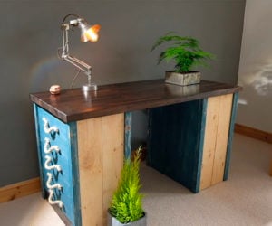 How to Make a Rustic Desk from Scratch