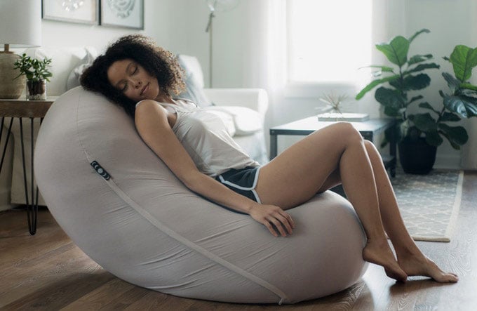 the moon pod bean bag