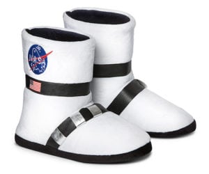 Astronaut Boot Plush Slippers