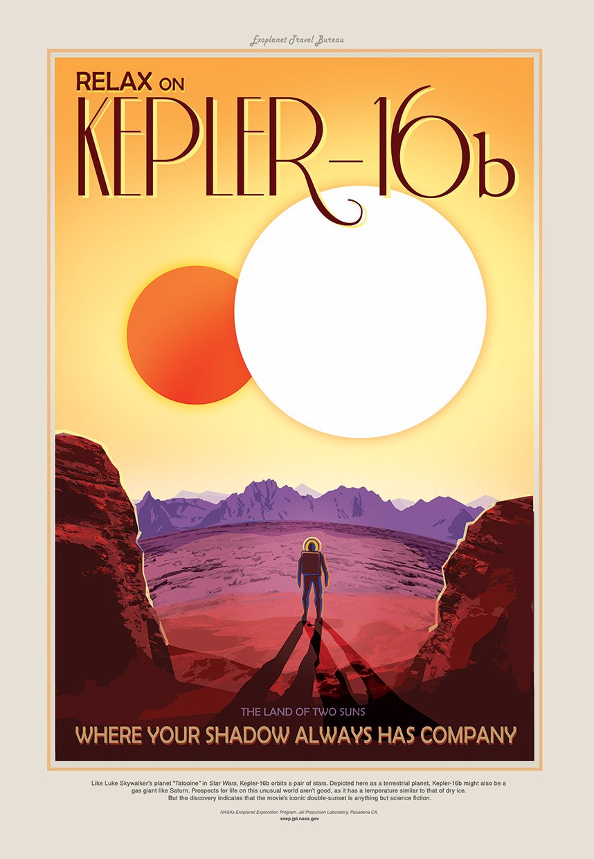 NASA/JPL Space Tourism Posters