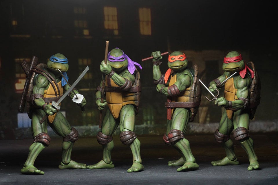 neca teenage mutant ninja turtles box set