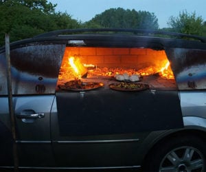 Pizza Oven Car