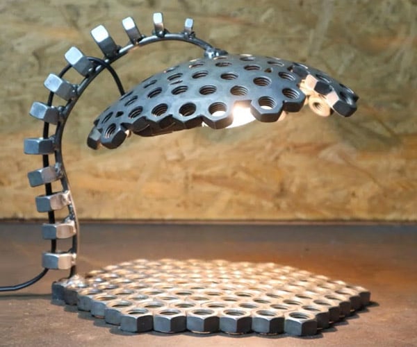 Making a Lamp from Nuts