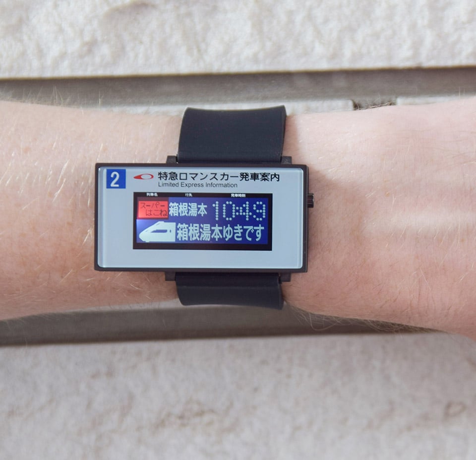 TokyoFlash Train Line Watch