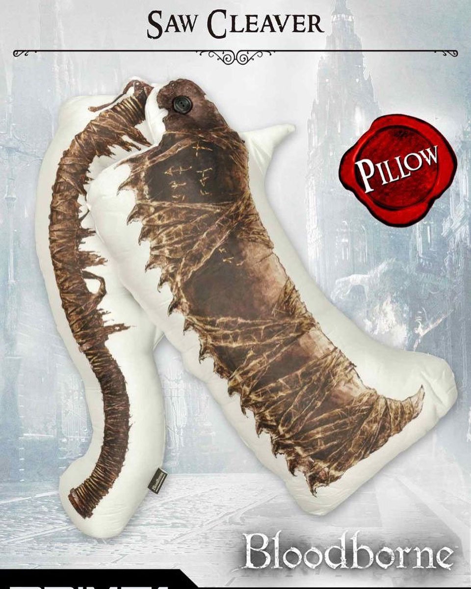 Bloodborne Saw Cleaver Pillow