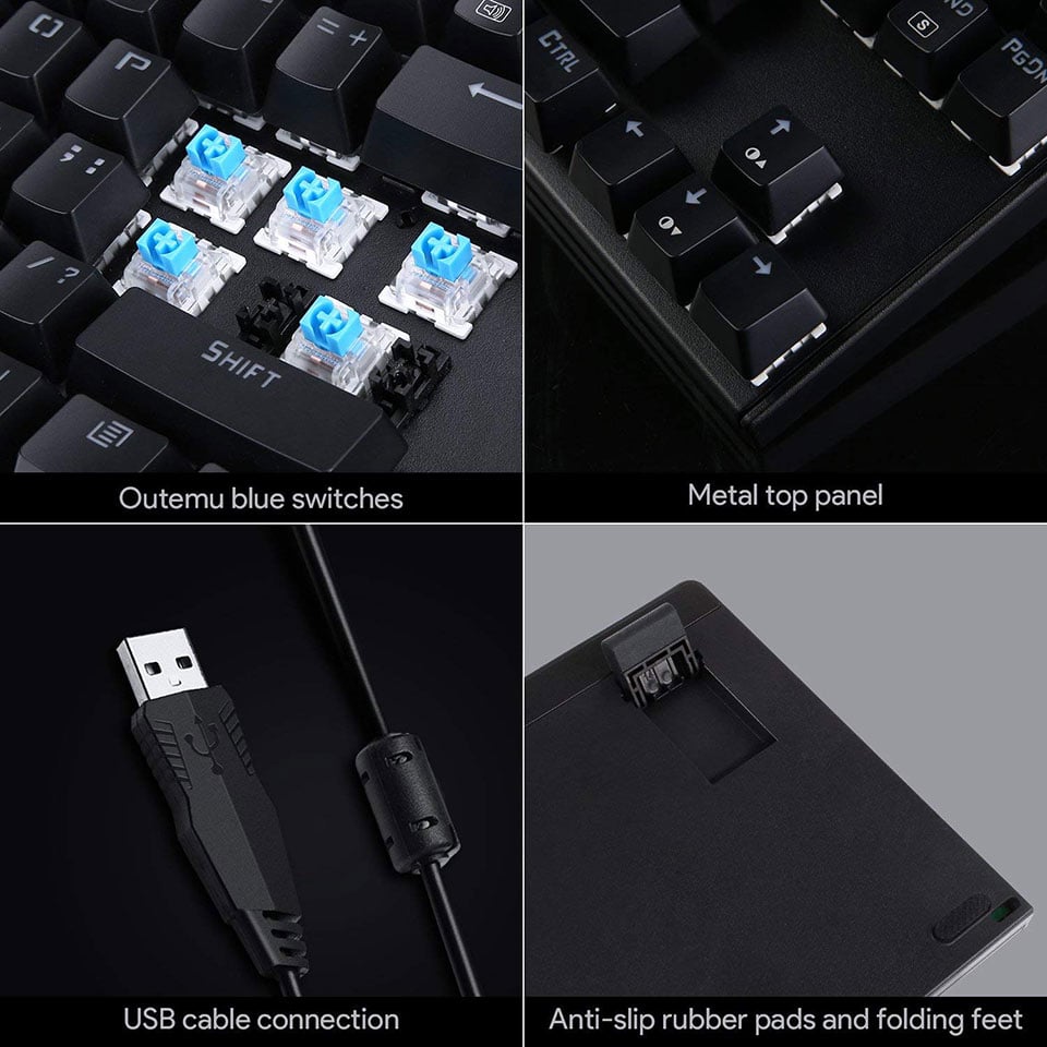 Aukey Water-Resistant Keyboards