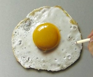 Drawing a Realistic Fried Egg
