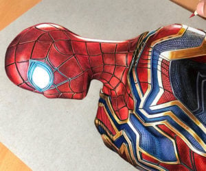 Drawing Iron Spider Spider-Man